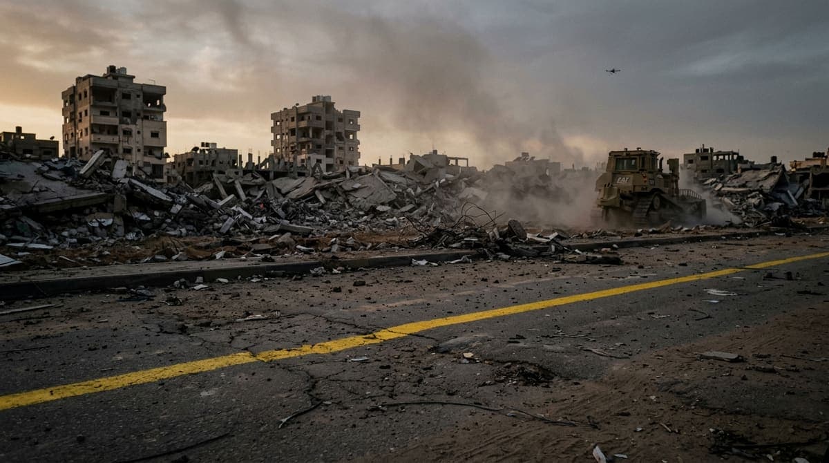 How US Media Uses 'Yellow Lines' to Mask Civilian Neighborhood Demolitions