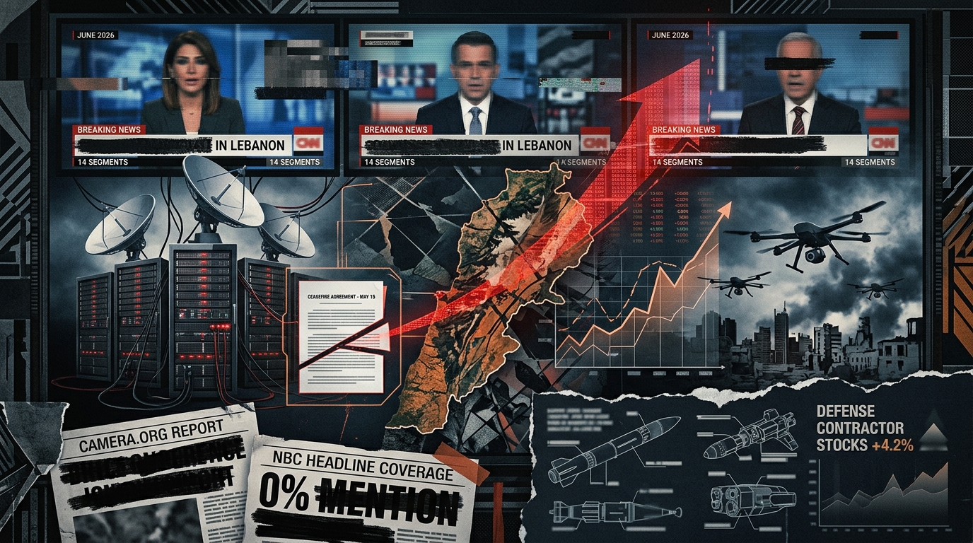 ABC and NBC Erase US-Brokered Ceasefire From Lebanon Coverage