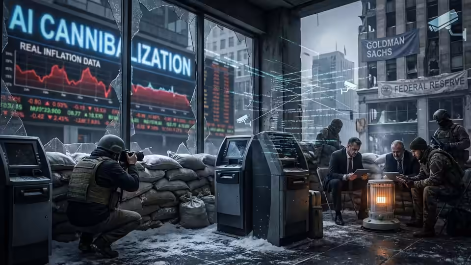 Banks Bet on 'AI Cannibalization' as Thin Holiday Trading Masks Real Inflation Data