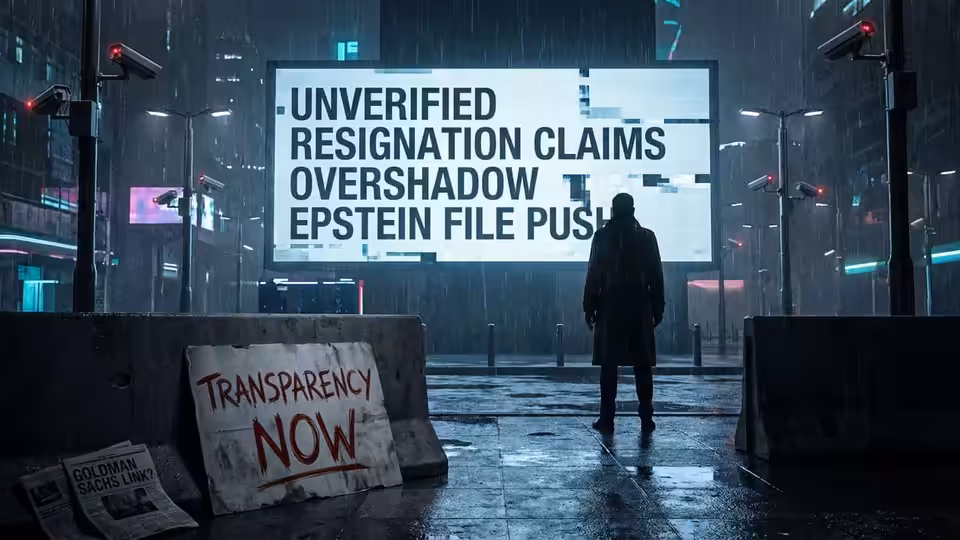Unverified Resignation Claims Shadow Ongoing Push for Full Epstein File Disclosure
