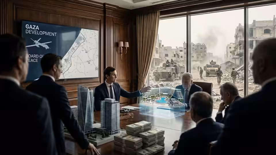 Trump Convenes Gaza ‘Board of Peace’ as Kushner Leads $5B Real Estate Push