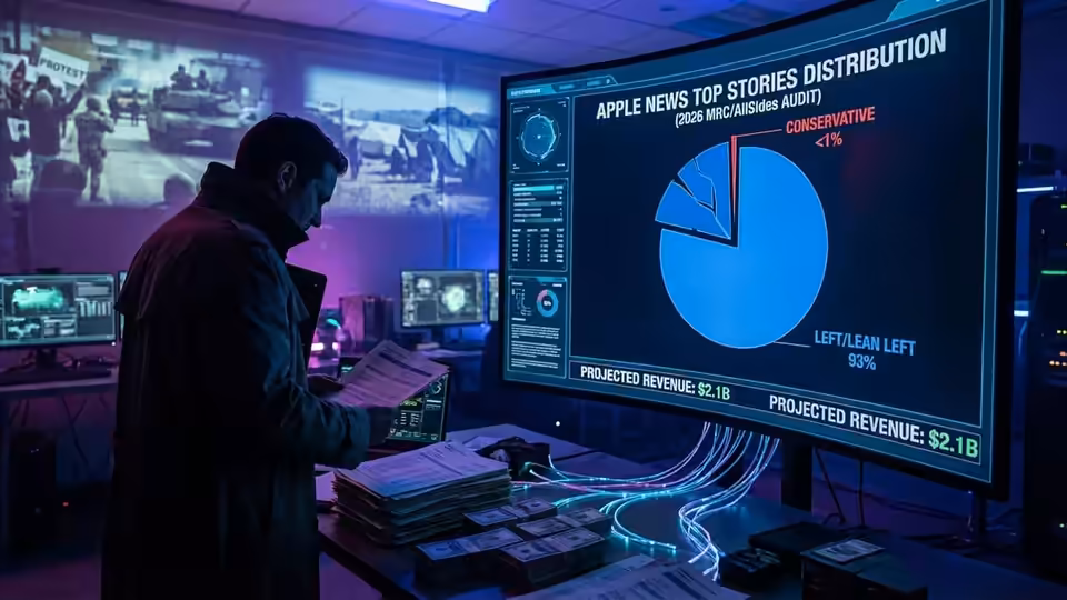 Apple News Audit: 93% of 'Top Stories' From Left-Leaning Outlets