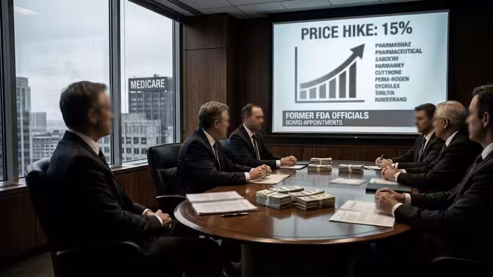 Former FDA Officials Join Pharma Boards Before 15% Medicare Price Hikes