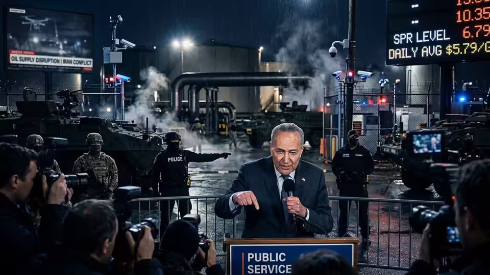 Schumer Pressures Trump to Drain Oil Reserves as Gas Prices Explode