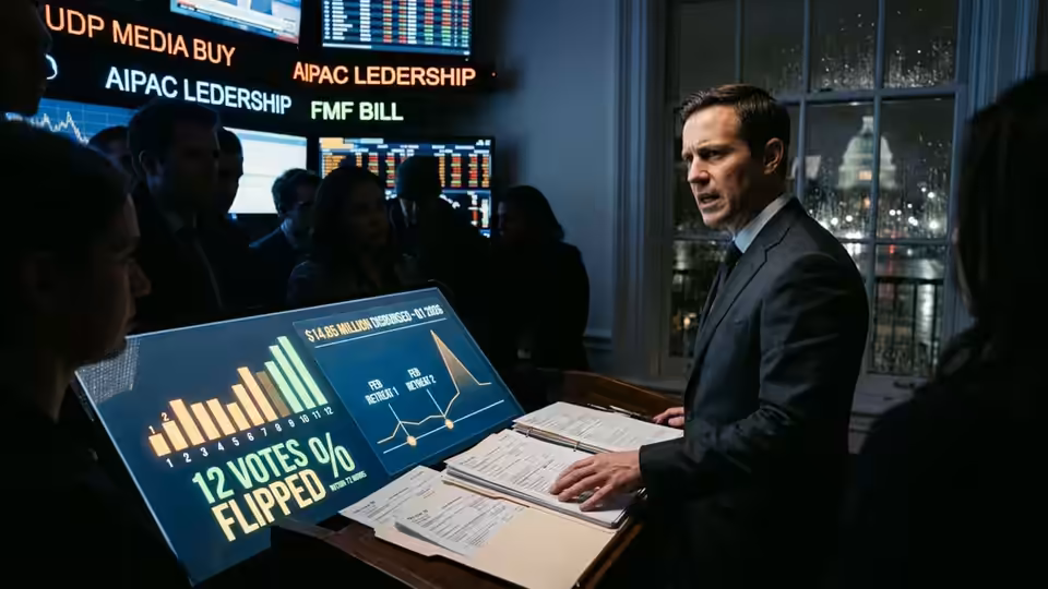 The $15 Million Receipt: How AIPAC-Linked Funding Flipped 12 House Votes