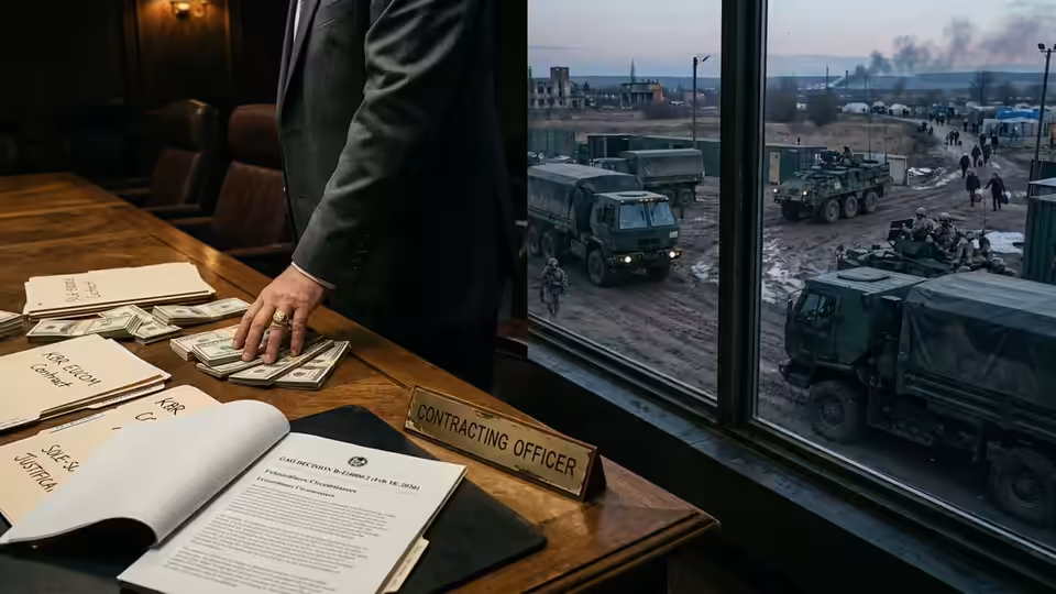 Army Hands KBR $3.1B 'Emergency' Contract After 34% PAC Donation Spike