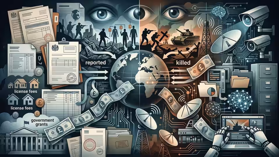 The BBC’s £90M Secret: How UK Grants Shape Passive-Voice War Reporting