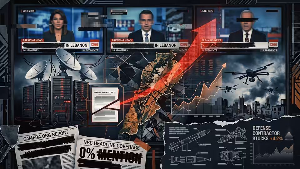ABC and NBC Erase US-Brokered Ceasefire From Lebanon Coverage
